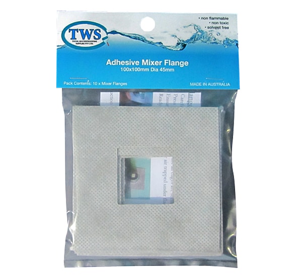 Adhesive Flange Mixer Square Pkt 10 - Adhesive Flange Mixer Square Pkt 10 Adhesive Flange Mixer Square Pkt 10